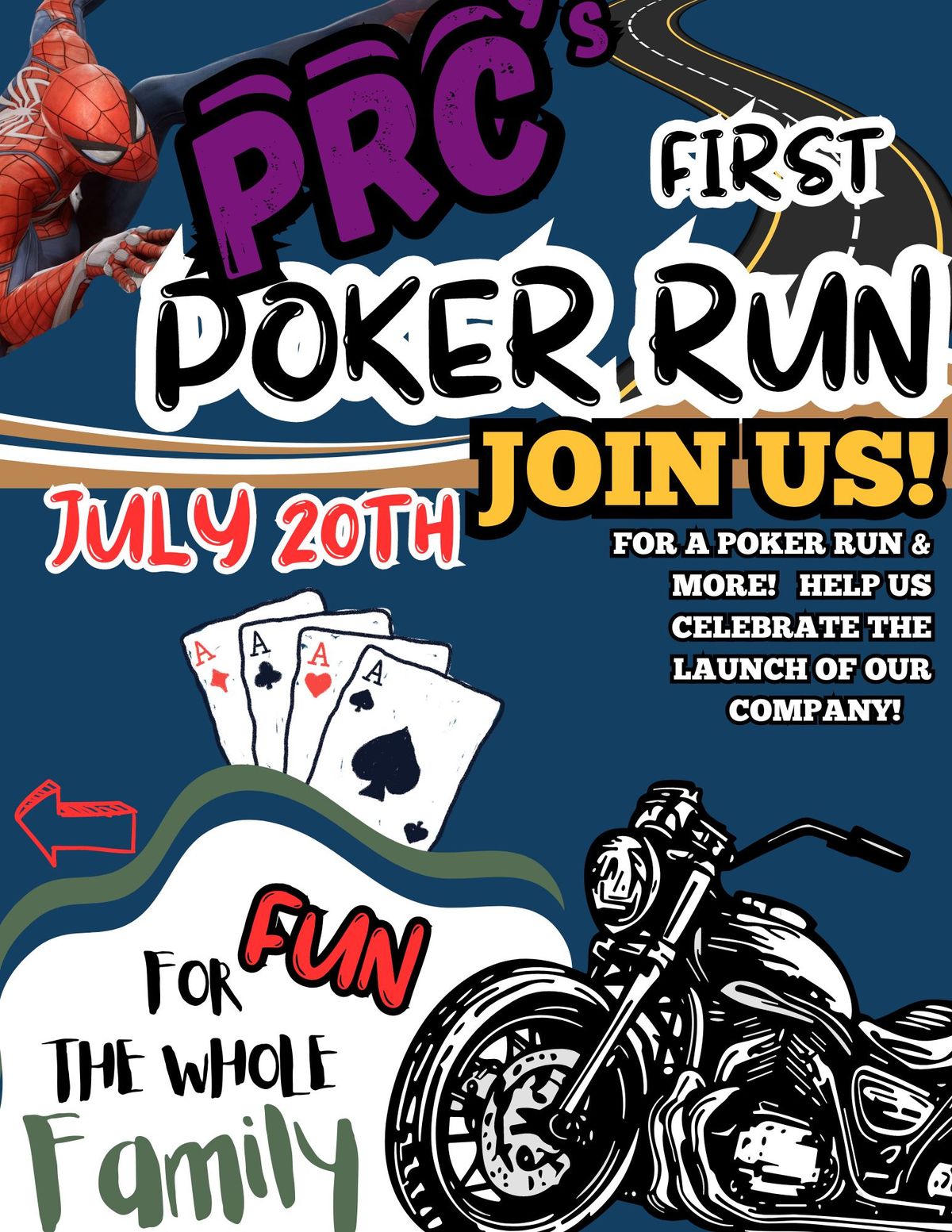 Parker Rose Company Poker Run