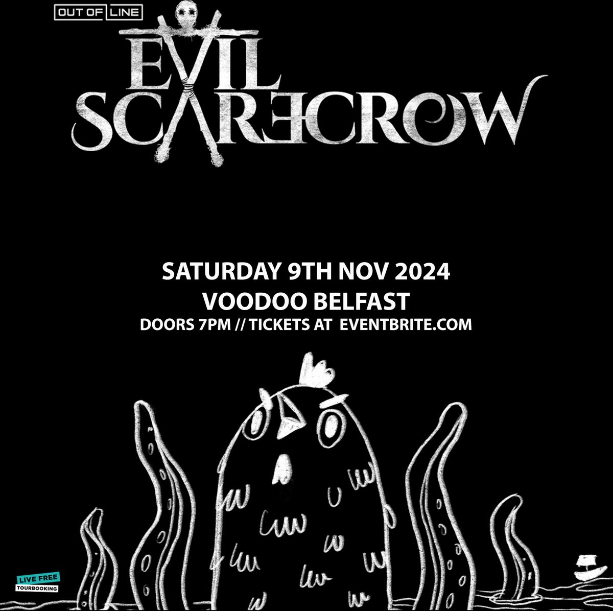 Evil Scarecrow at Voodoo Belfast 9\/11\/24