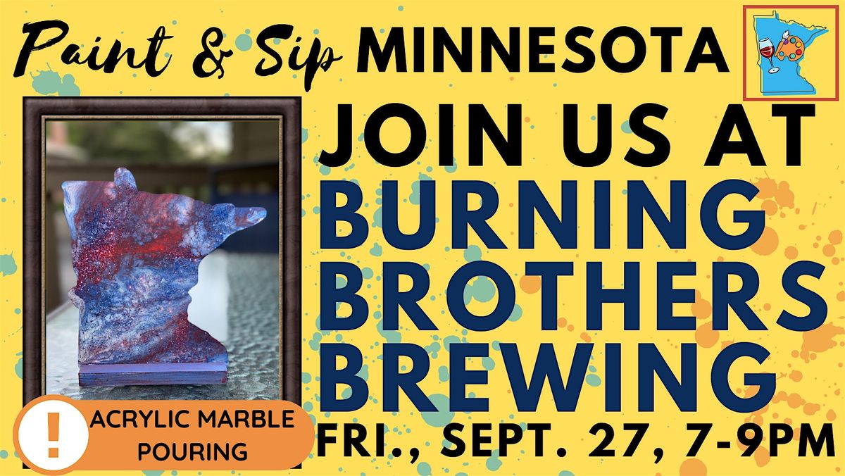 September 27 Paint & Sip at Burning Brothers Brewing