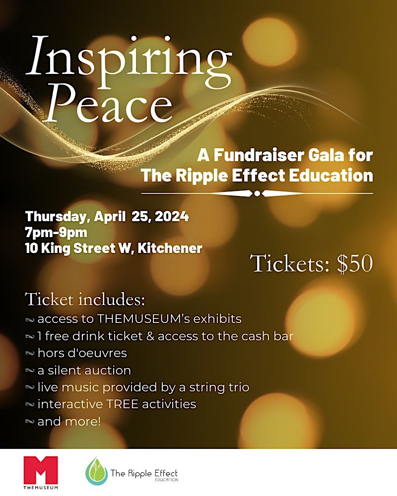 Inspiring Peace: A Fundraiser Gala for The Ripple Effect Education
