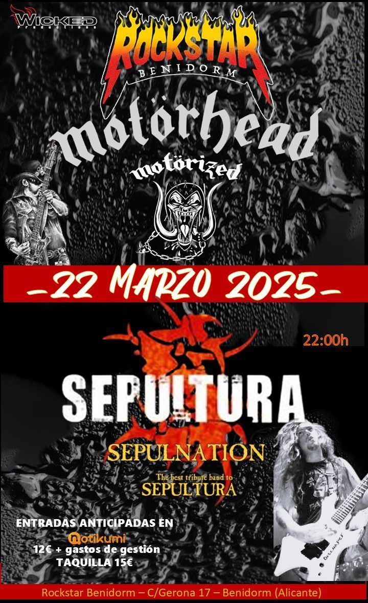 Mot\u00f6rized & Sepulnation in Rockstar Benidorm 