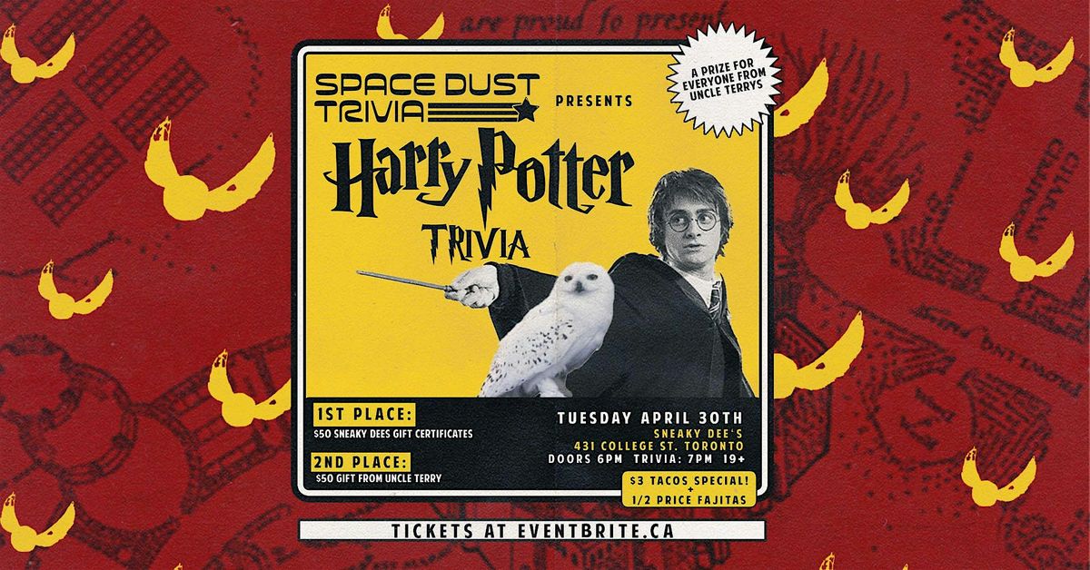 Harry Potter Trivia At Sneaky Dees