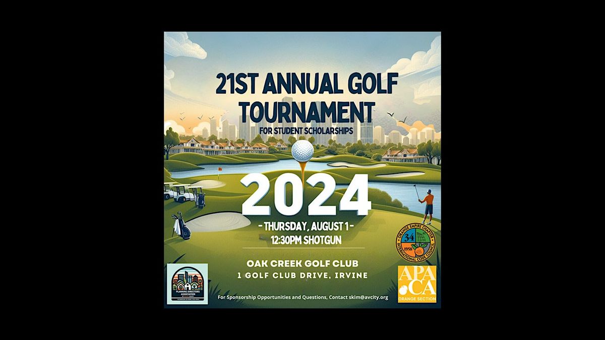 21st Annual Golf Tournament