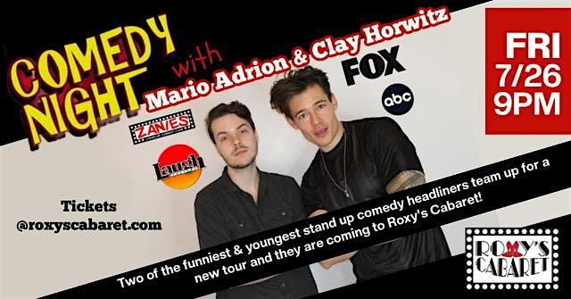 Comedy Night with Mario Adrion & Clay Horwitz