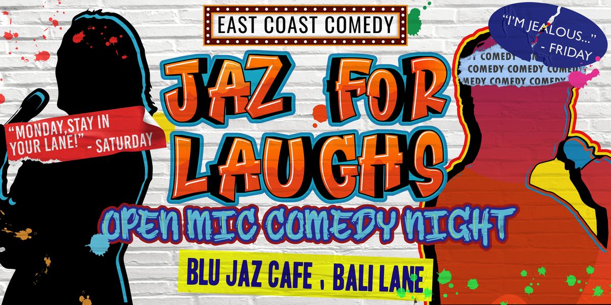 Jaz For Laughs at the Blu Jaz
