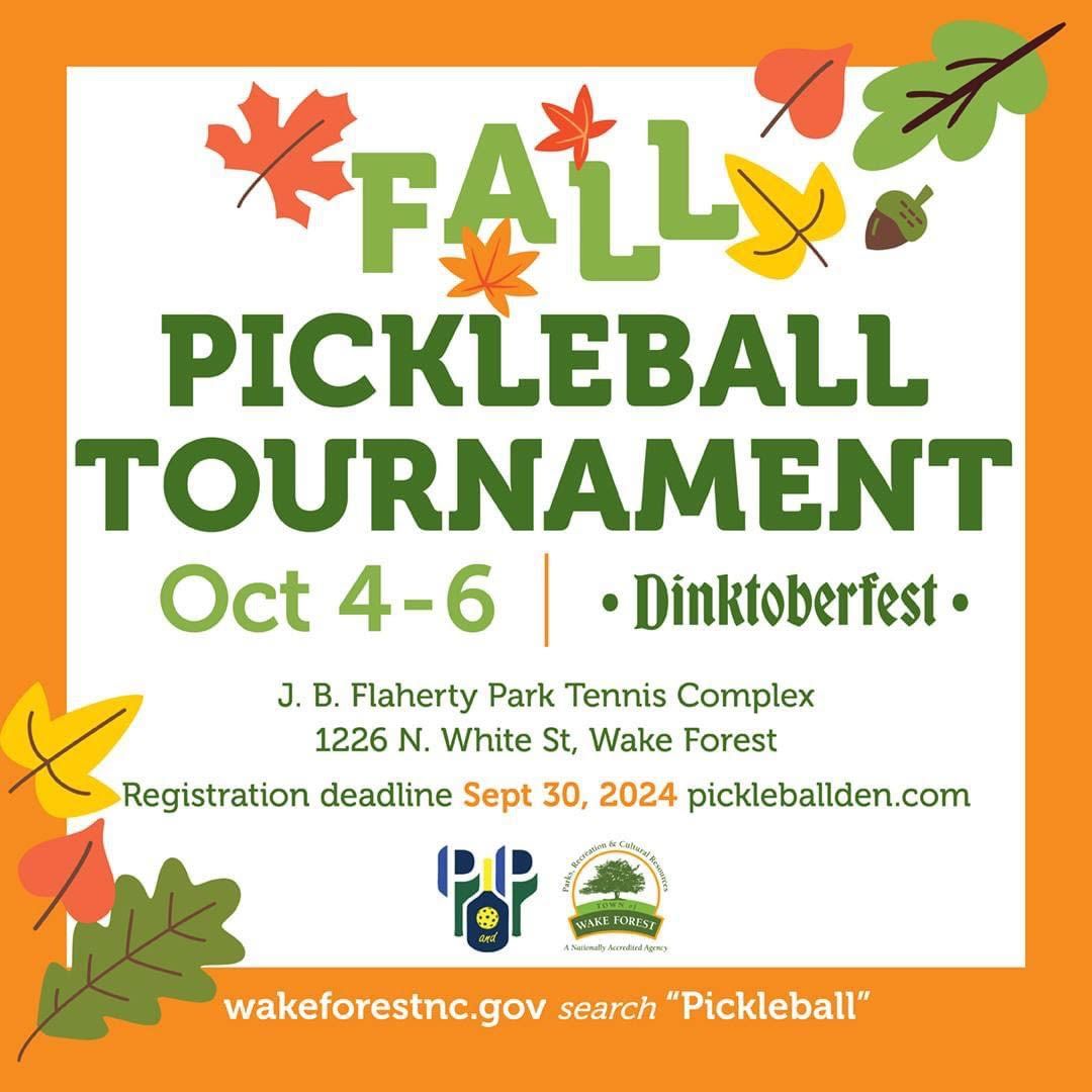 Dinktoberfest: Fall Pickleball Tournament