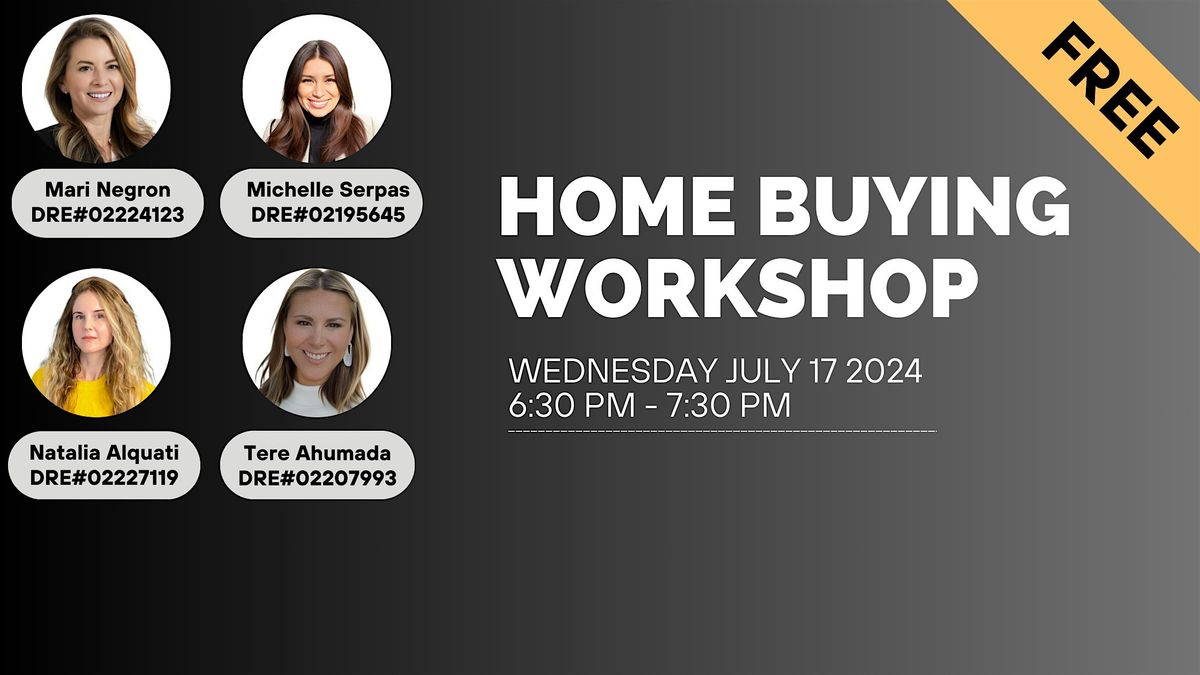 Free home buying workshop (Hybrid)