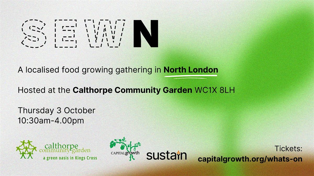 SEWN Together \u2013 a localised food growing gathering in North London