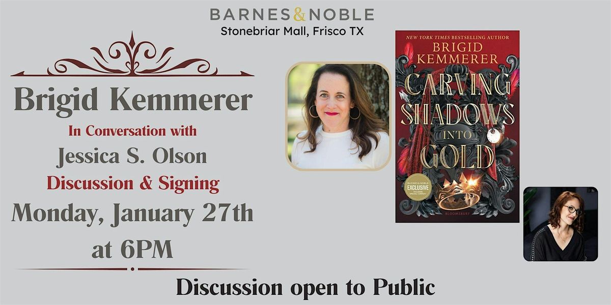 Brigid Kemmerer celebrates CARVING SHADOWS INTO GOLD  at B&N-Frisco, TX