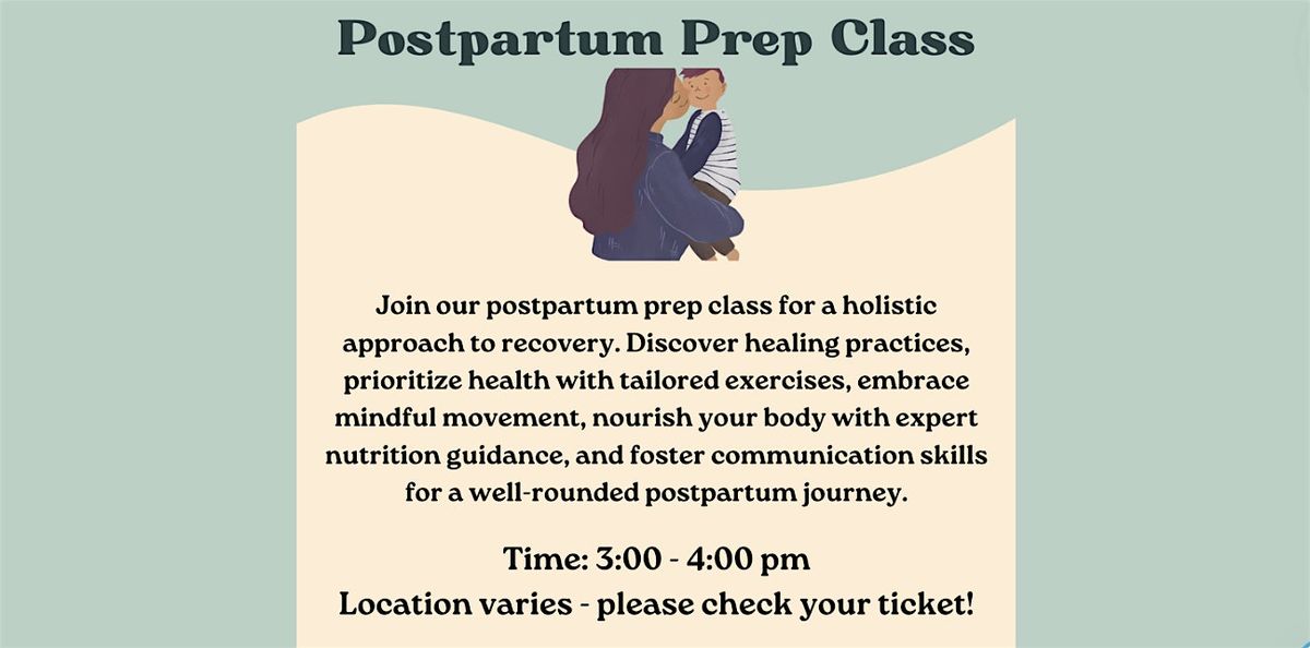 Postpartum Prep & Planning