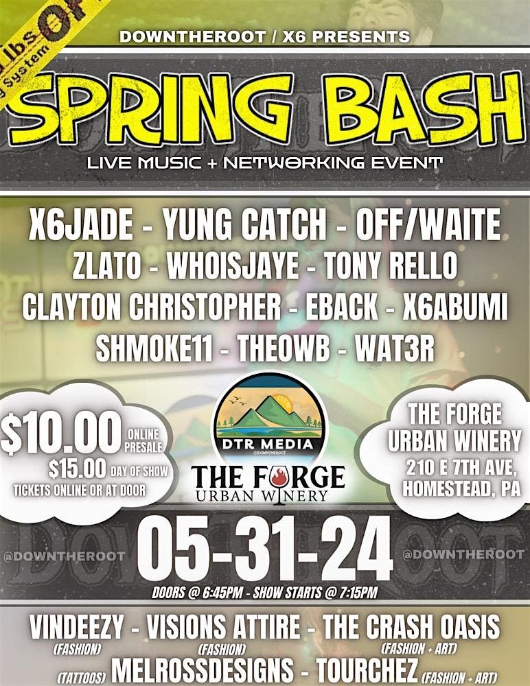 Spring Bash (Live Music + Networking Event)
