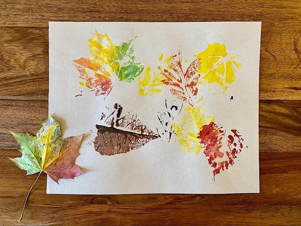 Leaf Print Collage