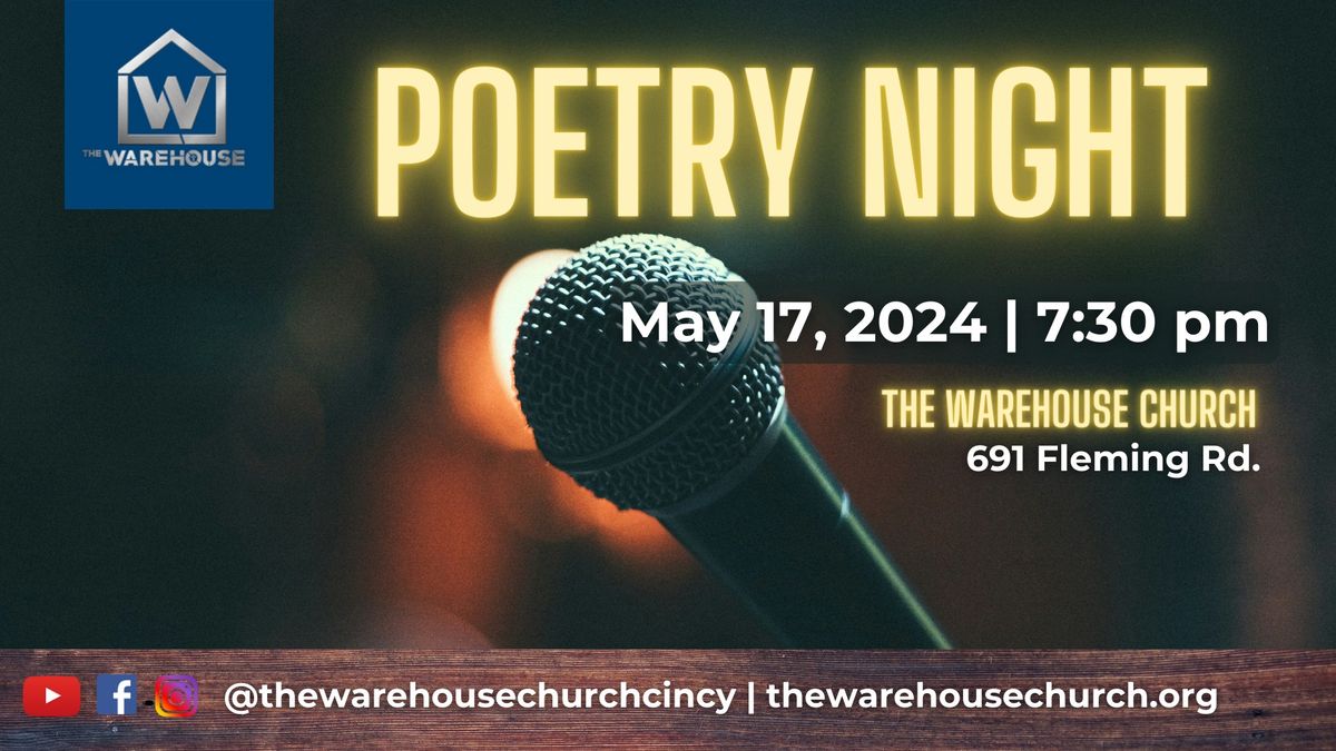 Poetry Night at the Warehouse Church!