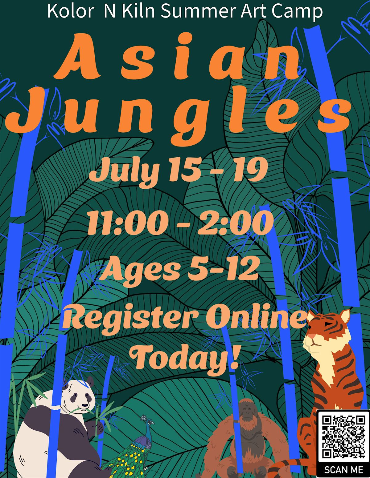 "Asian Jungles" - Summer Art Camp 2024