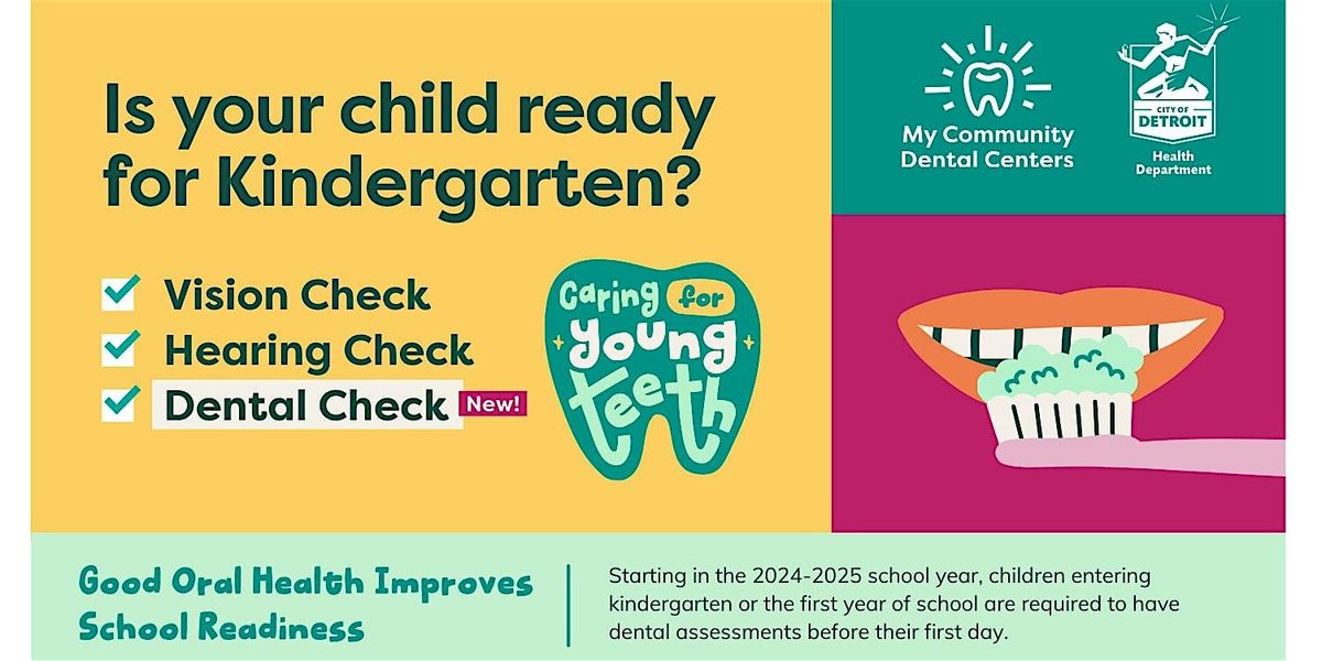 Pre-Kindergarten Oral Health Exams - Free