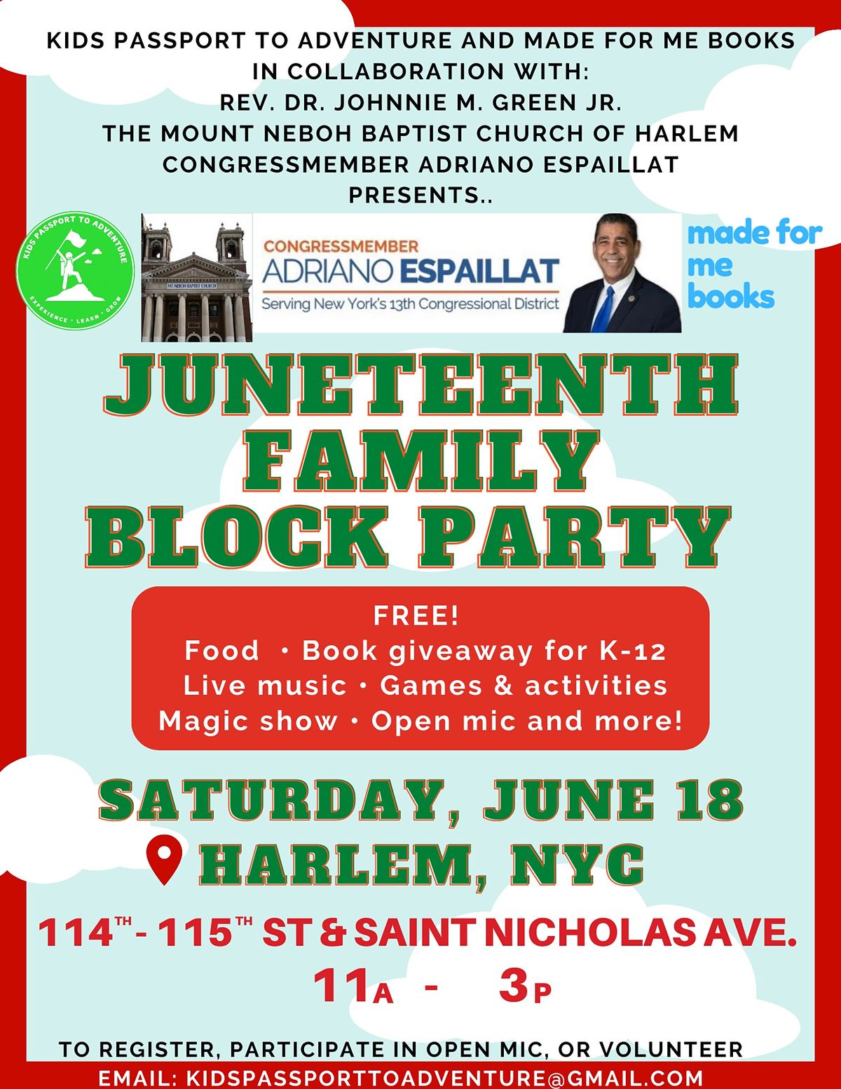 Harlem Family Block Party, 115th and St. Nicholas Ave