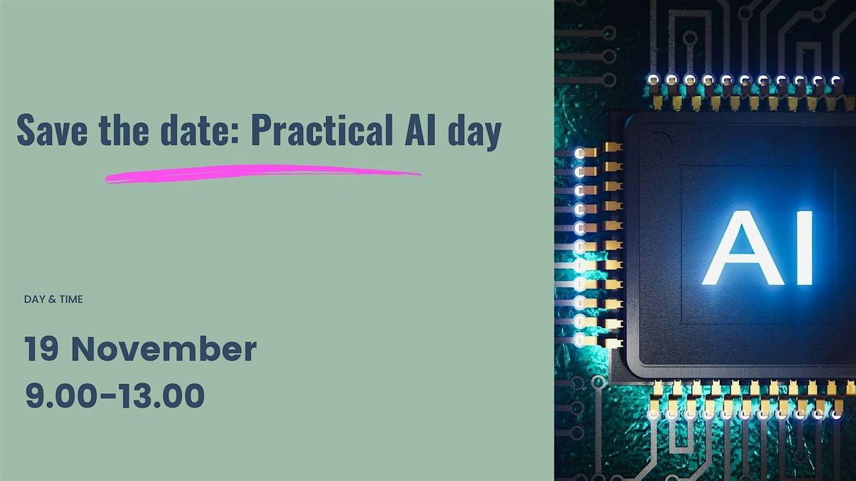 Save the Date: Practical AI Day