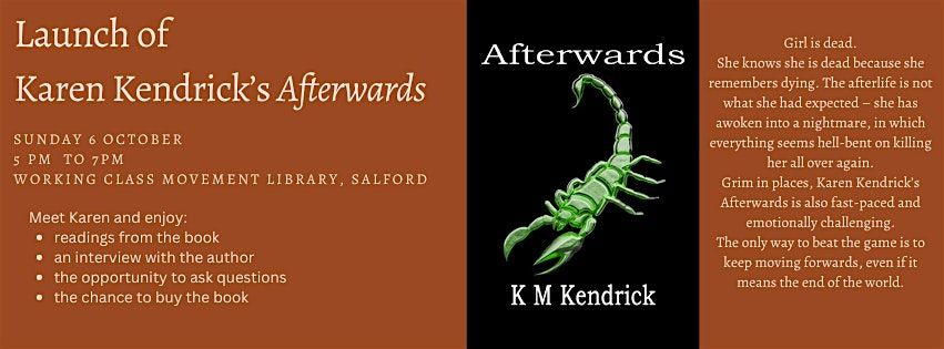 Launch of Karen Kendrick's Afterwards