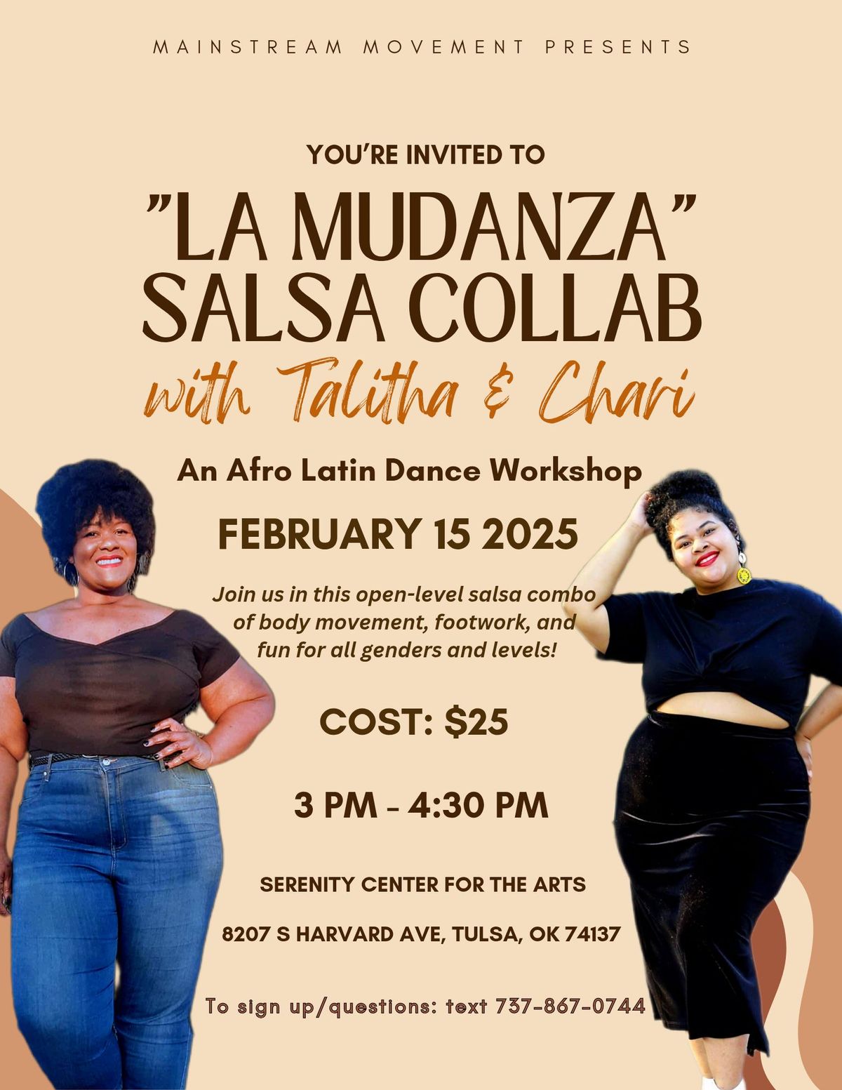 LA MuDANZA SALSA COLLAB AFRO LATIN DANCE WORKSHOP 