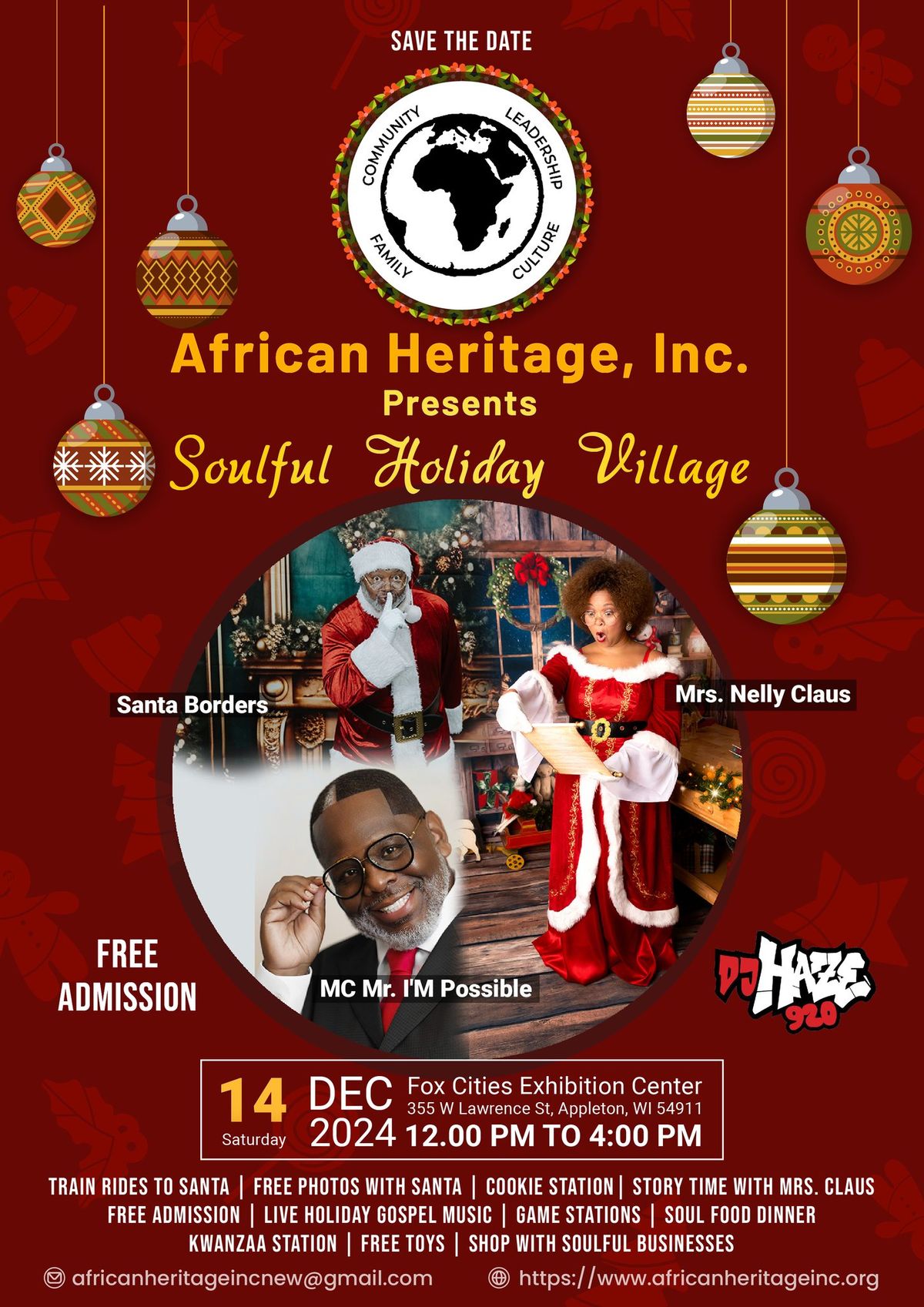 African Heritage, Inc Soulful Holiday Village