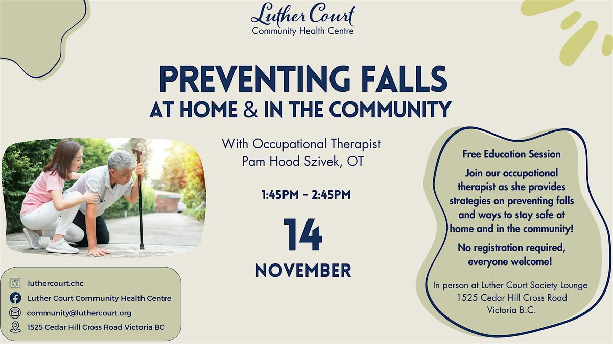 Preventing Falls: At Home and in the Community 