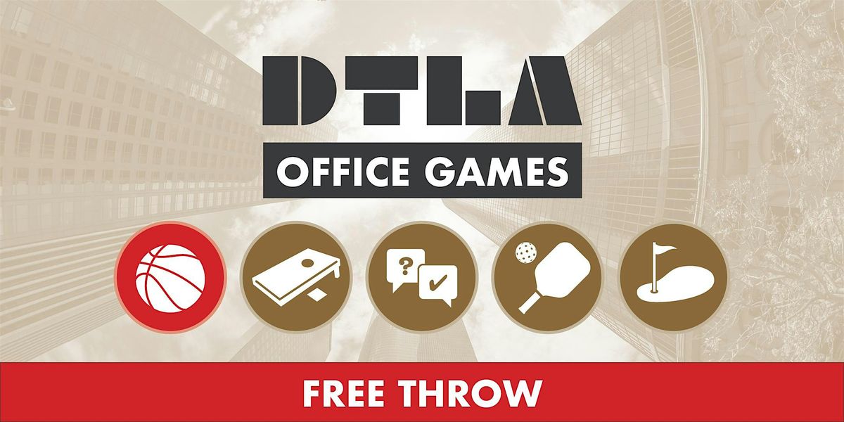 Office Games: Basketball Free Throw Contest