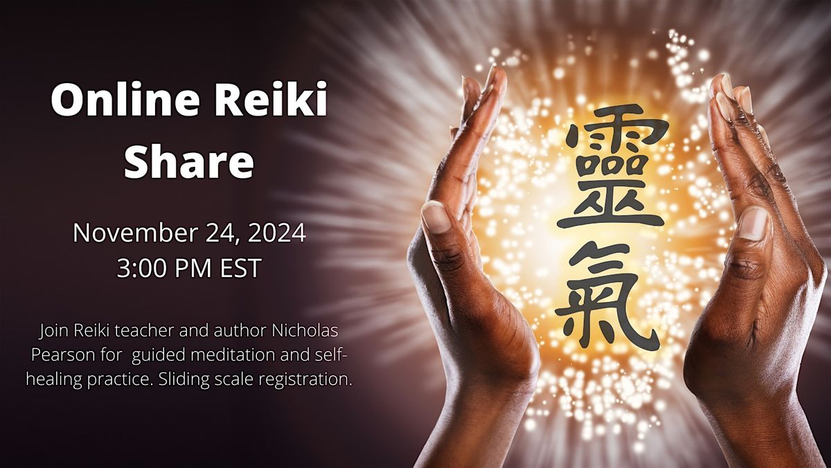 Online Reiki Share November 2024