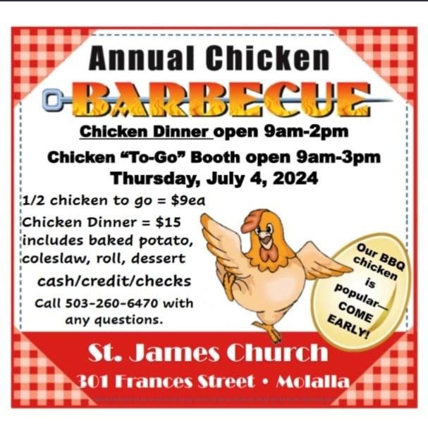 St James Chicken BBQ July 4th