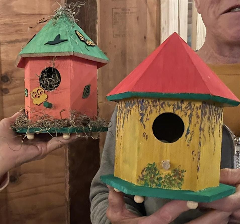 Bird or Fairy House Painting and Decorating.