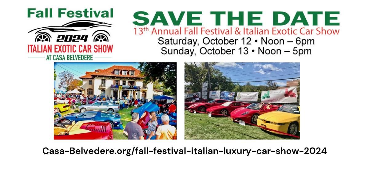 Fall Festival & Italian Exotic Car Show