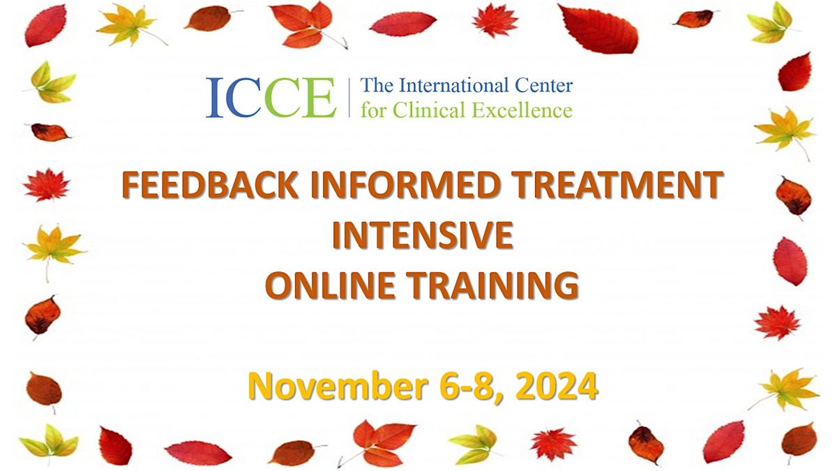 Feedback Informed Treatment (FIT) Intensive ONLINE