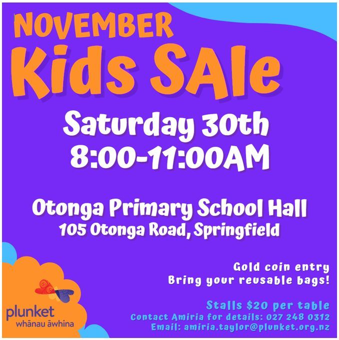 Plunket KIDS SALE