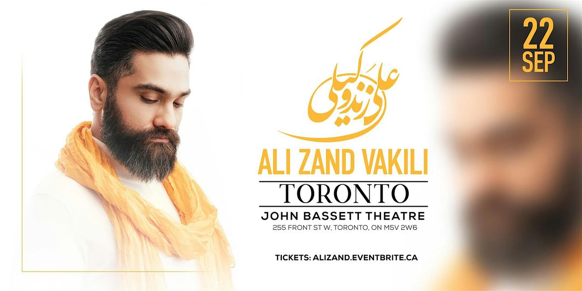 Ali Zand Vakili Live in Toronto | September 22nd, 2024