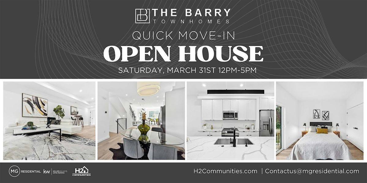 Open House this Saturday! Unveiling Luxury at The Barry