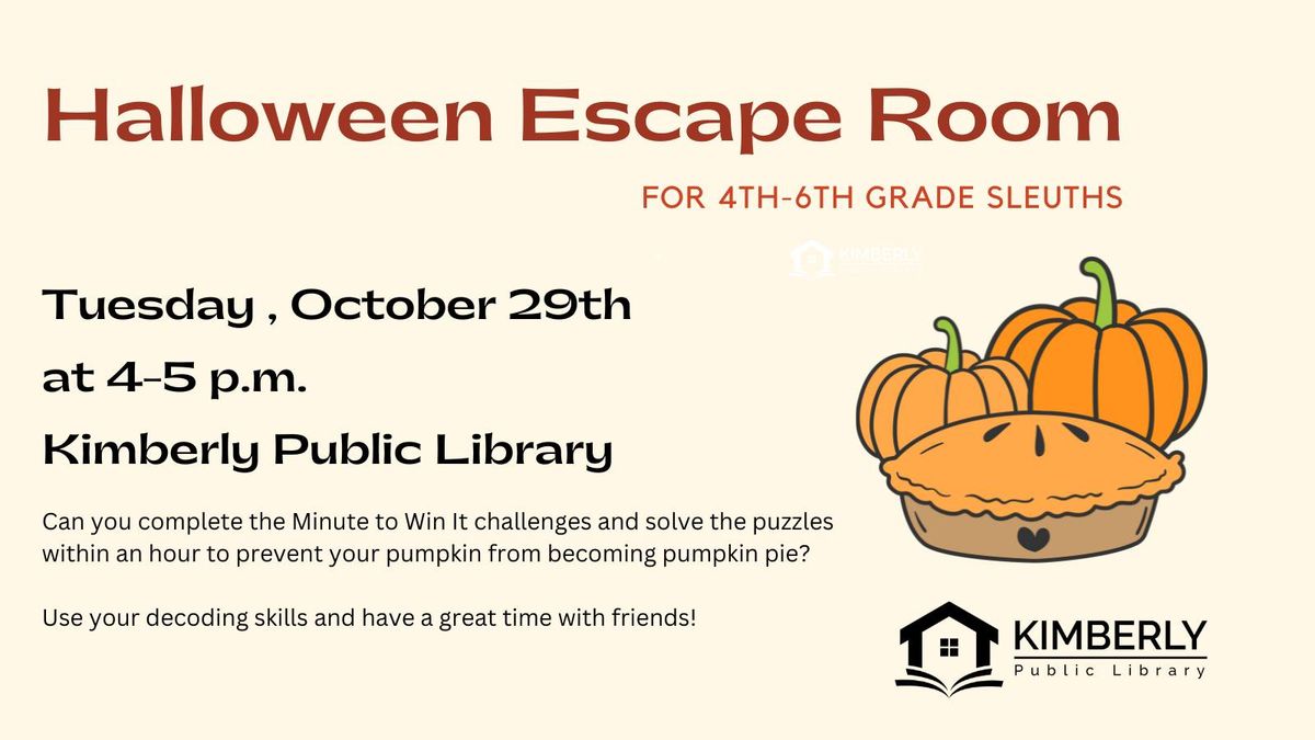 Halloween Escape Room