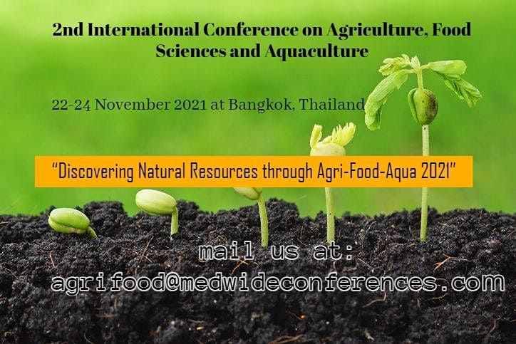 2nd International Conference on Agriculture, Food Sciences and Aquaculture