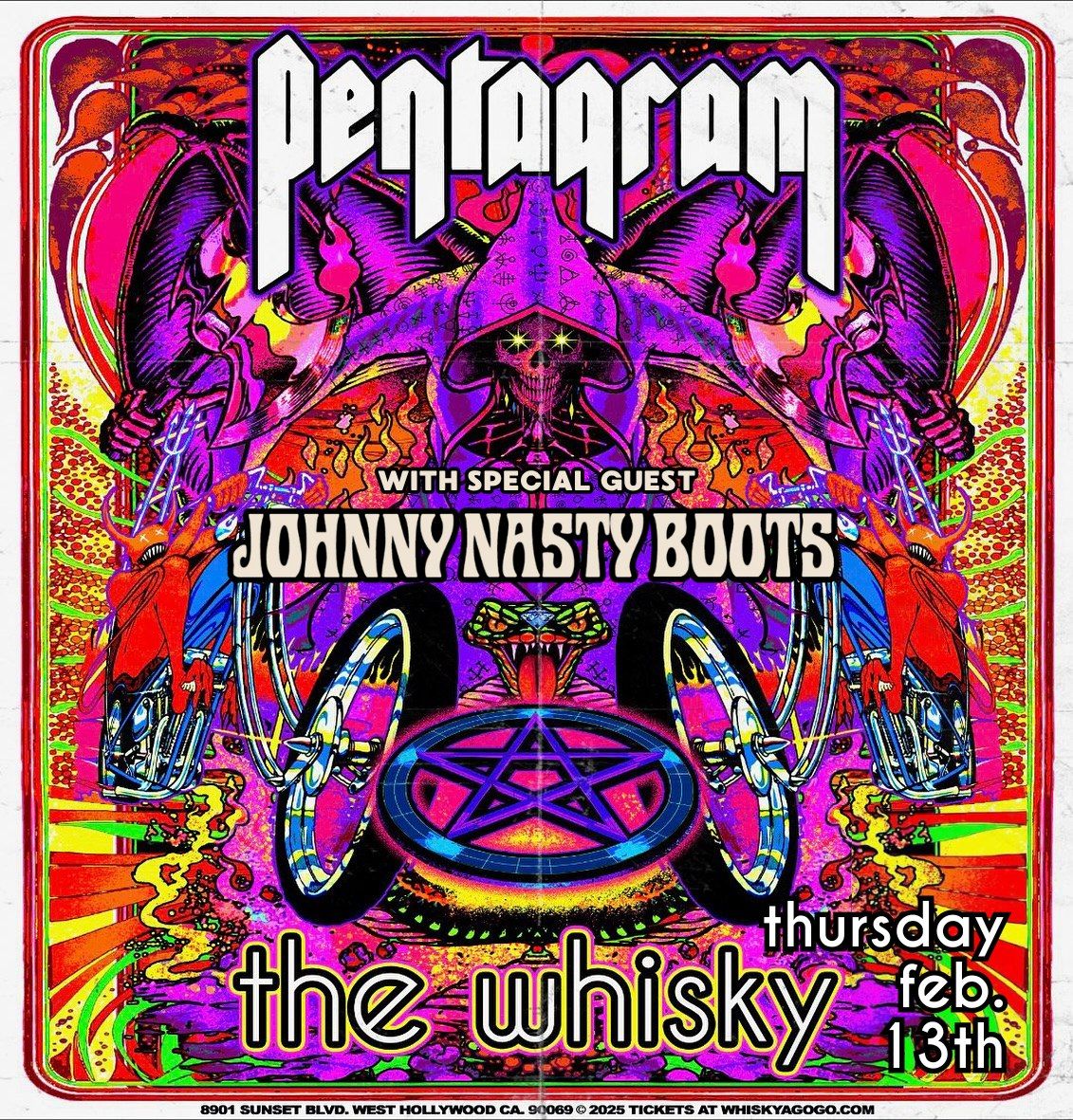 Johnny Nasty Boots opening for Pentagram at The Whisky A Go-Go