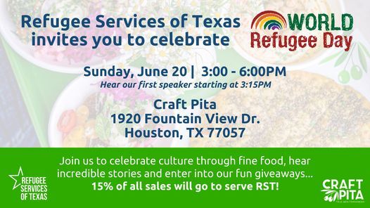 World Refugee Day Celebration with Refugee Services of Texas