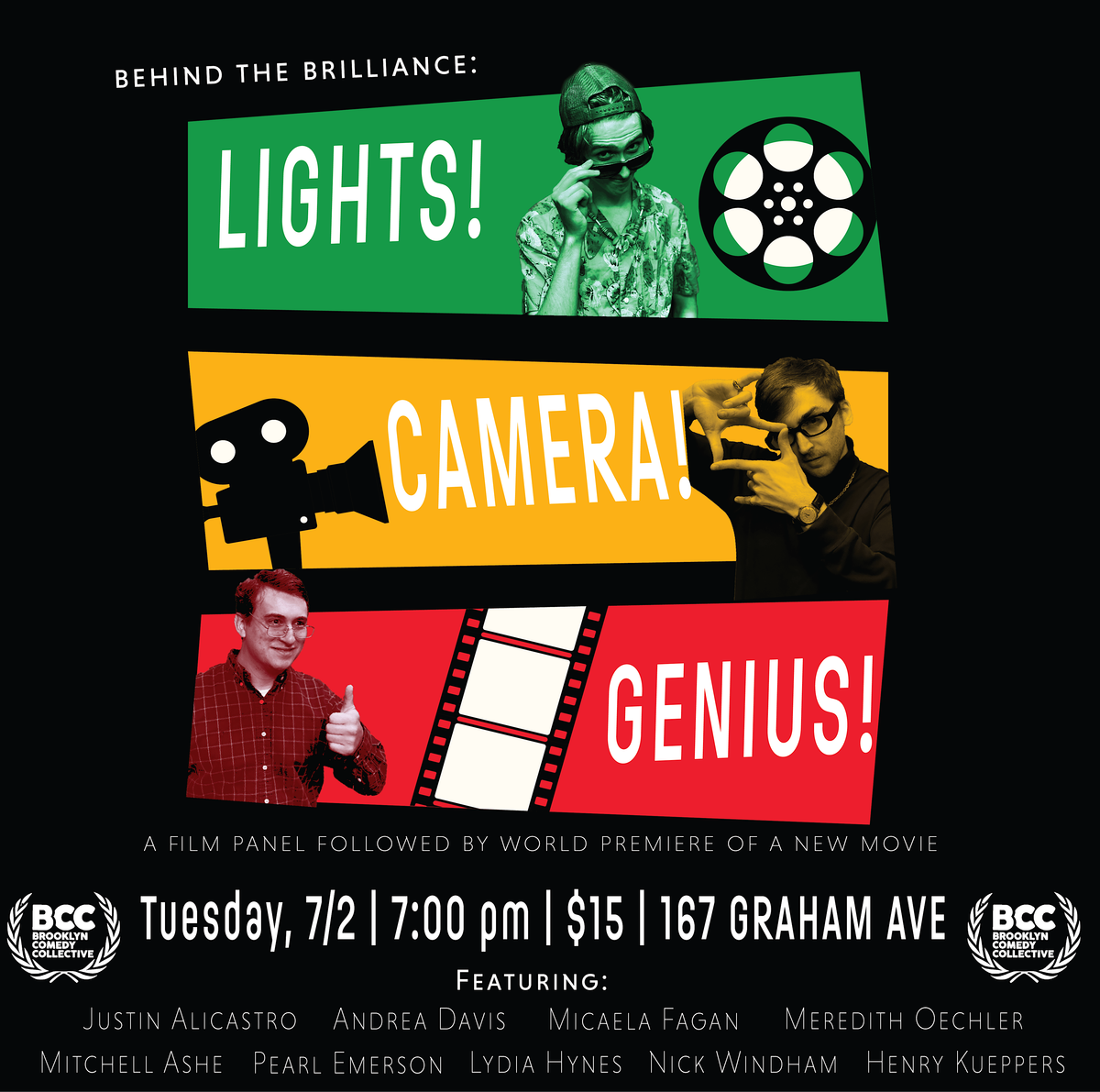 Behind the Brilliance: Lights, Camera, Genius!