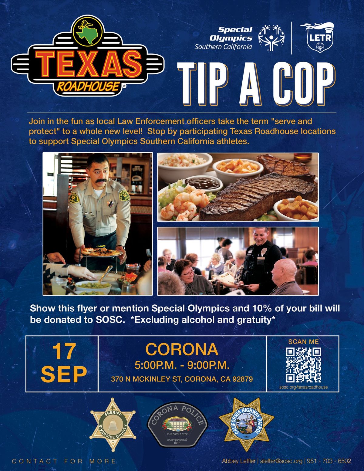 Tip-A-Cop Fundraiser for Special Olympics