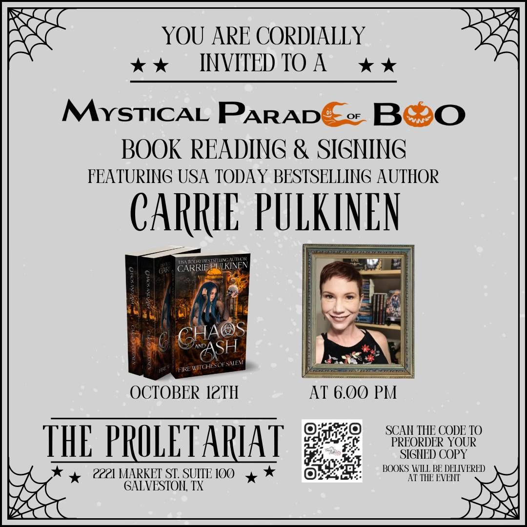 Mystical Parade of Boo Book Reading & Signing with Author Carrie Pulkinen