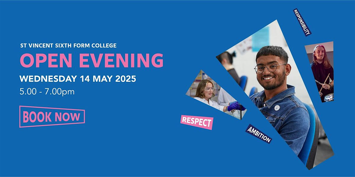 Open Evening | Wednesday 14 May 2025 | St Vincent College