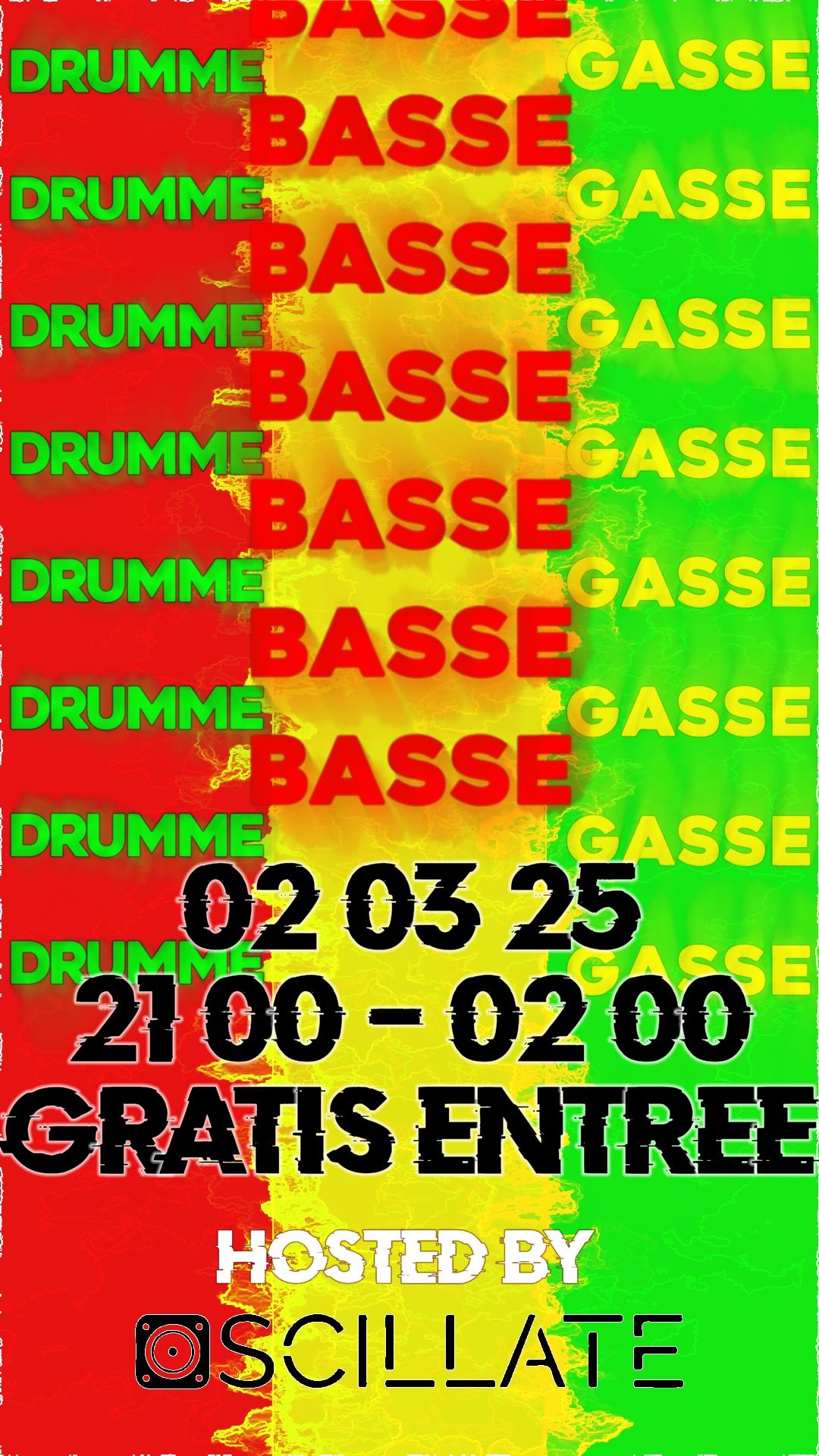 DRUMMEBASSEGASSE (carnaval editie)