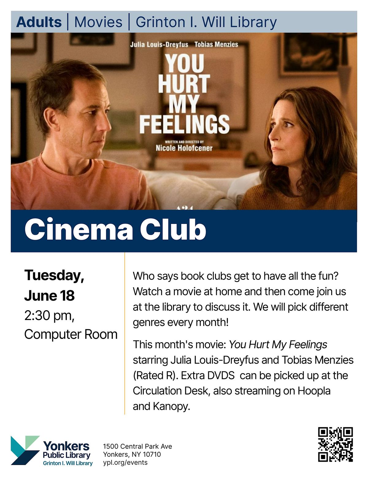 Cinema Club: You Hurt My Feelings