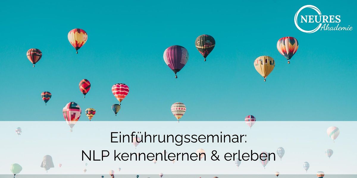 NLP-Einf\u00fchrungsseminar Online