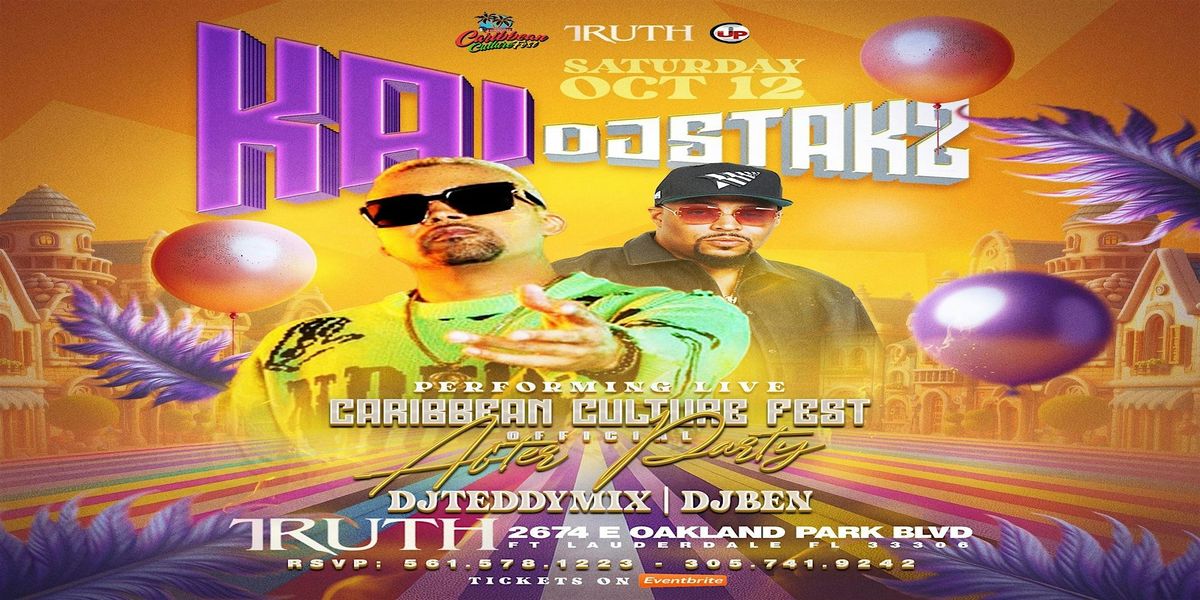 KAI - DJ STAKZ - CARIBBEAN CULTURE FEST AFTER PARTY - SAT OCT 12