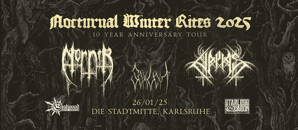 Nocturnal Winter Rites - NORNIR, HALPHAS, SCHLVCHT - Karlsruhe