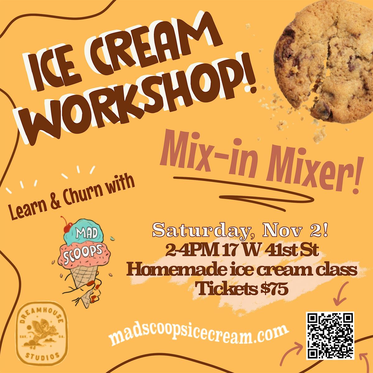 Learn & Churn Ice Cream Workshop!