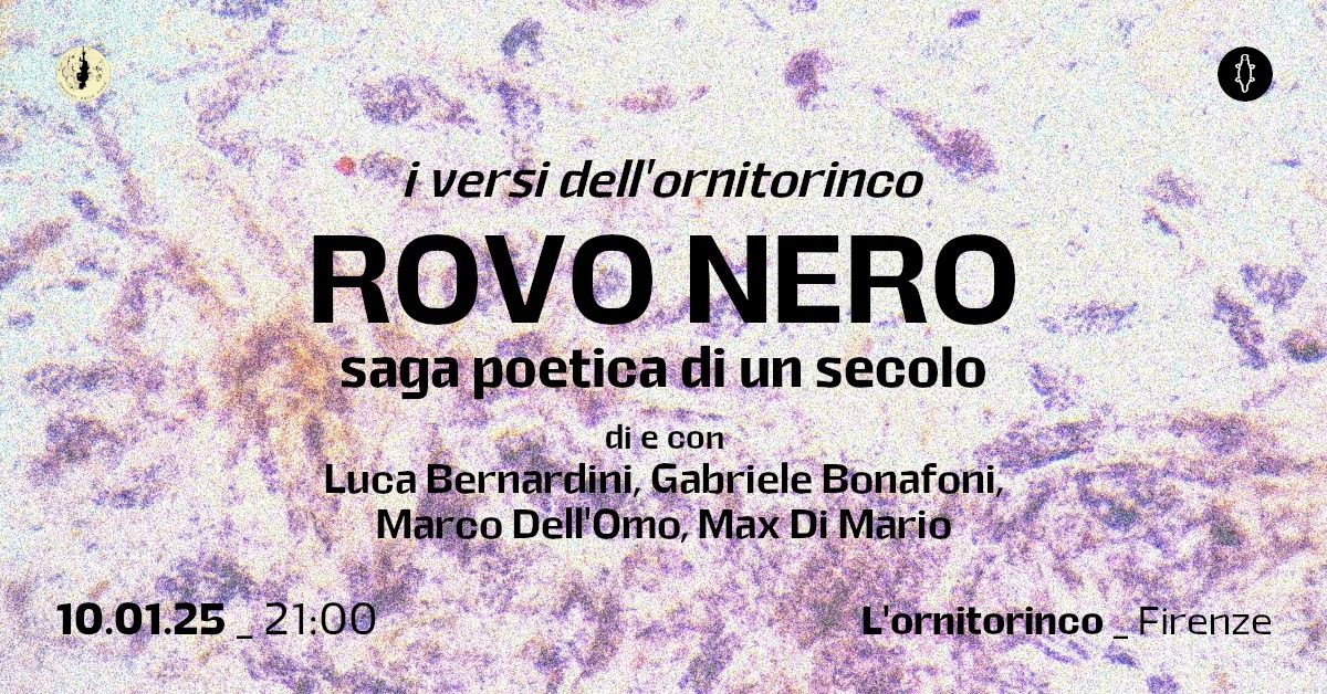 Rovo Nero | I versi dell'ornitorinco