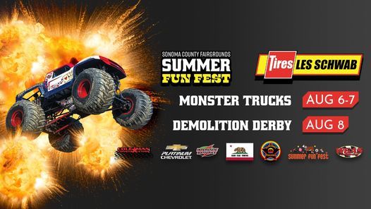 Sonoma County Fairgrounds' Summer Fun Fest: Monster Trucks